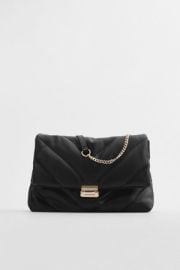 Zara Quilted Maxi Crossbody Bag at Zara