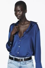 Zara Satin Effect Shirt at Zara