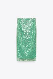 Zara Sequin Pencil Skirt at Zara