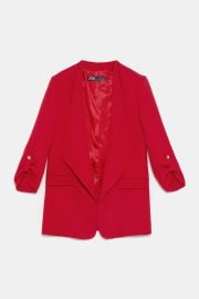 Zara Shawl Collar Blazer at Zara