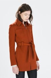 Zara Short Belted Coat at Zara