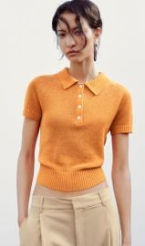 Zara Short Sleeve Sweater at Zara