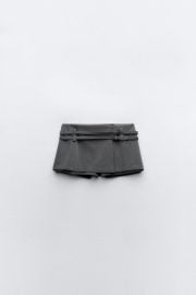 Zara Skort with Buckle at Zara