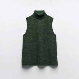 Zara Sleeveless Turtleneck at Zara