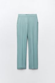 Zara Straight Let Pants at Zara