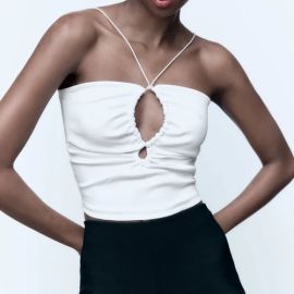 Zara Strappy Cutout Top at Zara