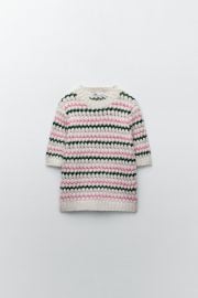 Zara Striped Knit Sweater at Zara