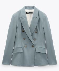 Zara Tailored Double Breasted Blazer and Pants at Zara