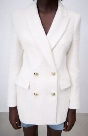 Zara Textured Blazer Dress at Zara