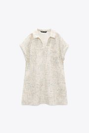 Zara Textured Weave Dress at Zara