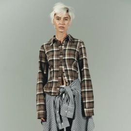 Zara Tops Zara Fitted Plaid Shirt Poshmark at Poshmark