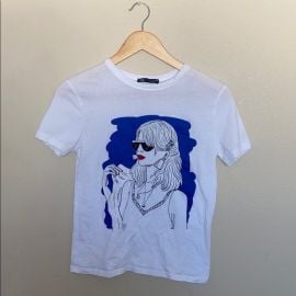 Zara Tops Zara White Fitted Tshirt Poshmark at Poshmark