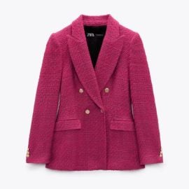 Zara Tweed Blazer at Zara