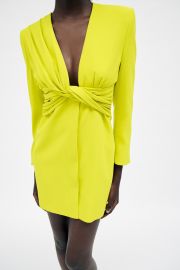 Zara Twisted Blazer Dress at Zara