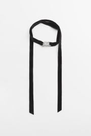 Zara Velvet Rhinestone Choker at Zara