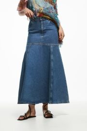 Zara ZW The Denim Midi Skirt at Zara