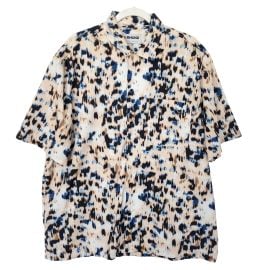 Zara x Rhuigi Shirt Mens Size XL Camp Collar Button Up Rhude Abstract Hawaiian eBay at eBay