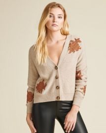 Zarya Embellished Cardigan at Veronica Beard