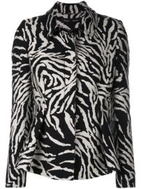 Zebra Cotton Jacquard Short Jacket at Farfetch