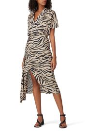 Zebra Drop Collar Dress by LAPOINTE for 255 Rent the Runway at Rent the Runway