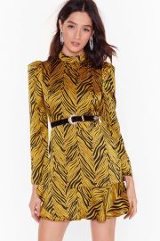 Zebra High Neck Dress by Nasty Gal at Nasty Gal