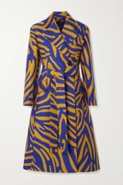 Zebra Jacquard Cotton Silk Coat by Proenza Schouler at Net A Porter