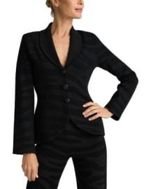 Zebra Metallic Jacket at Bloomingdales