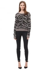 Zebra Pullover at Rebecca Taylor