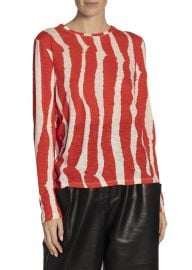 Zebra Stripe Long Sleeve T-Shirt by Proenza Schouler at Bergdorf Goodman