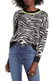 Zebra Stripe Sweater at Nordstrom