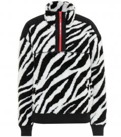 Zebra half-zip sweatshirt at Mytheresa