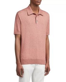 Zegna Baby Island Knit Short Sleeve Polo Bloomingdales at Bloomingdales