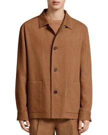 Zegna Linen Silk Blend Chore Jacket Bloomingdales at Bloomingdales