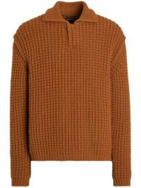 Zegna Oasi Cashmere waffle-knit Polo Shirt - at Farfetch