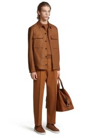 Zegna Oasi Lino Overshirt at Nordstrom