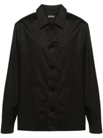 Zegna Poplin Cotton Shirt at Farfetch