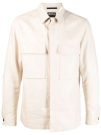 Zegna flap-pockets Linen Shirt - at Farfetch