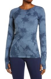 Zella Womenx27s Seamless Wick It Long Sleeve Top at Nordstrom