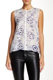 Zen Flower Silk Blouse at Nordstrom Rack