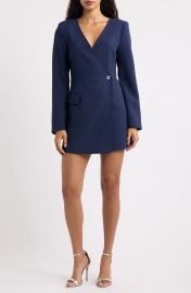Zenna Long Sleeve Blazer Minidress at Nordstrom