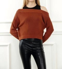 Zero Degrees Celsius Twofer Drop Shoulder Sweater at Shop Simon