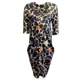 Zero Maria Cornejo Dresses Zero Maria Cornejo Multicolor Printed Gathered Silk Short Casual Dress Poshmark at Poshmark