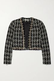 Zeta Cropped Jacket by Alice + Olivia at Net A Porter