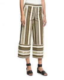 Zeus and Dione Striped Crop-Leg Pants at Bergdorf Goodman