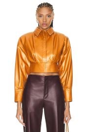 Zeynep Arcay Leather Shirt at FWRD