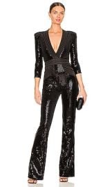 Zhivago Eye of Horus Gilded Jumpsuit in Black at Revolve