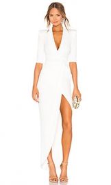 Zhivago Eye of Horus Gown in White at Revolve