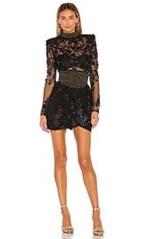 Zhivago Mulwala Mini Dress in Black at Revolve