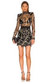 Zhivago Raise Your Hand Mini Dress In Black at Revolve
