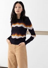 Zig Zag Merino Wool Sweater at Stories